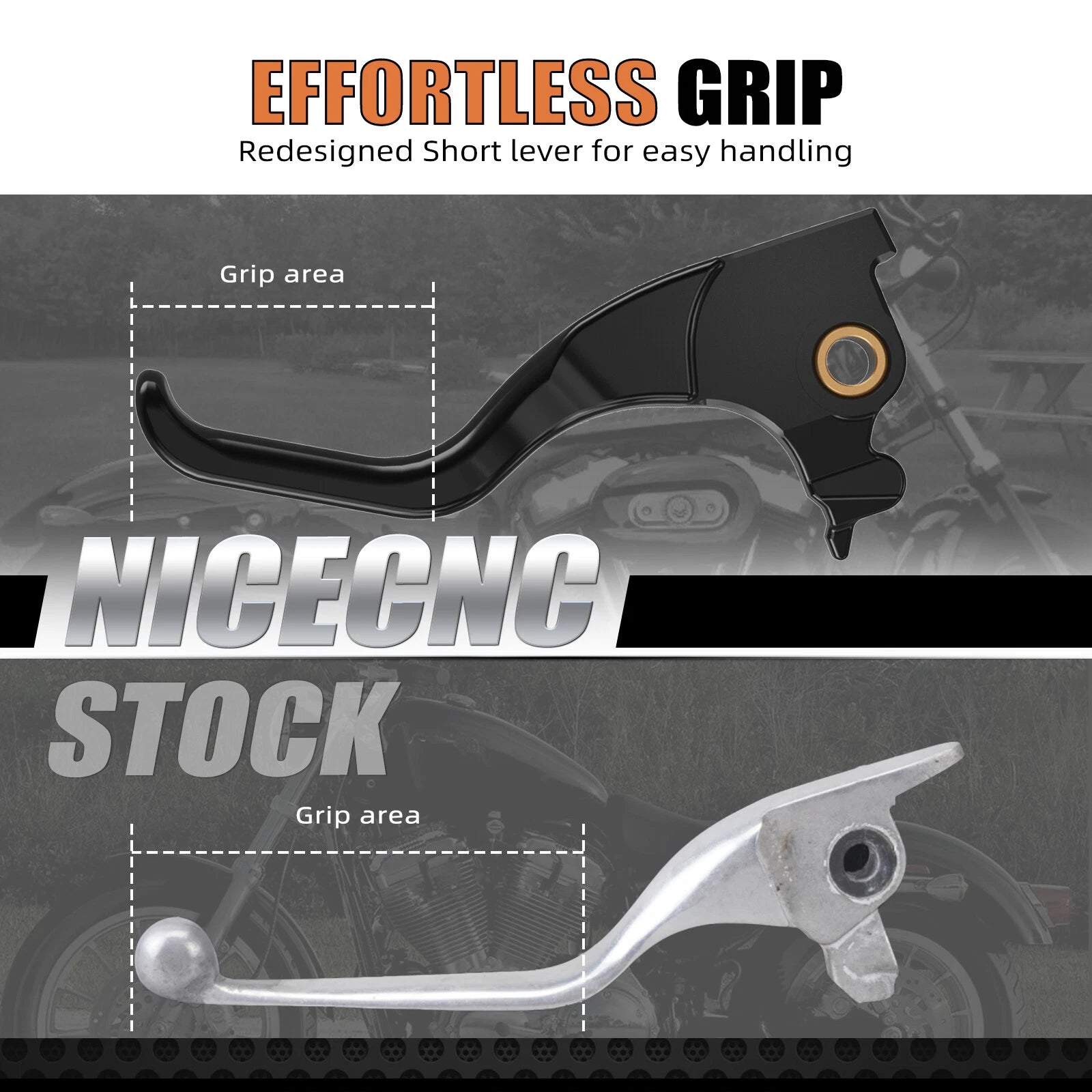 Front Clutch & Brake Hand Levers for Harley Sportster 883 XL883L (2014–2020)
