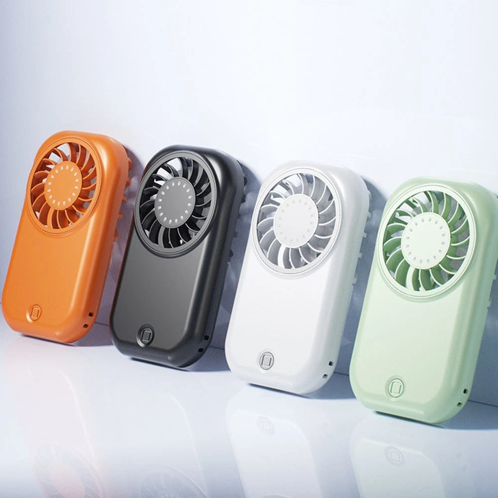 2X Portable Fan for Travel Outdoor Use (20.1x52.6x93.8mm, ABS Body)