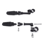Saddle FootPeg for Harley (1.25" Engine Guard, Black)