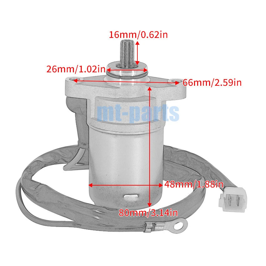 Starter Motor for Adly ATV SupeRCross 50 XXL LC (2010–2012)