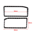 Carbon Red Dashboard Air Vent Outlet Cover Trim for Lexus RC300 350 200T (2015-2024)