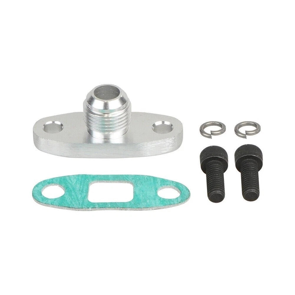 Turbocharger Oil Drain Flange Adapter for GT28 GT25 GT30 (T6061 Aluminum)