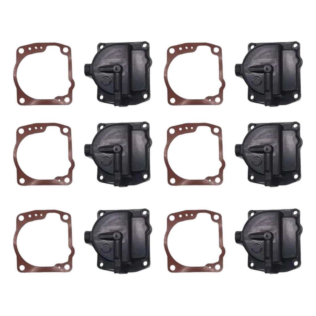 Set of 6 Carb Bowl Float Chamber Assy 433000 REPL for Johnson Evinrude 90-175hp (1994–Present)