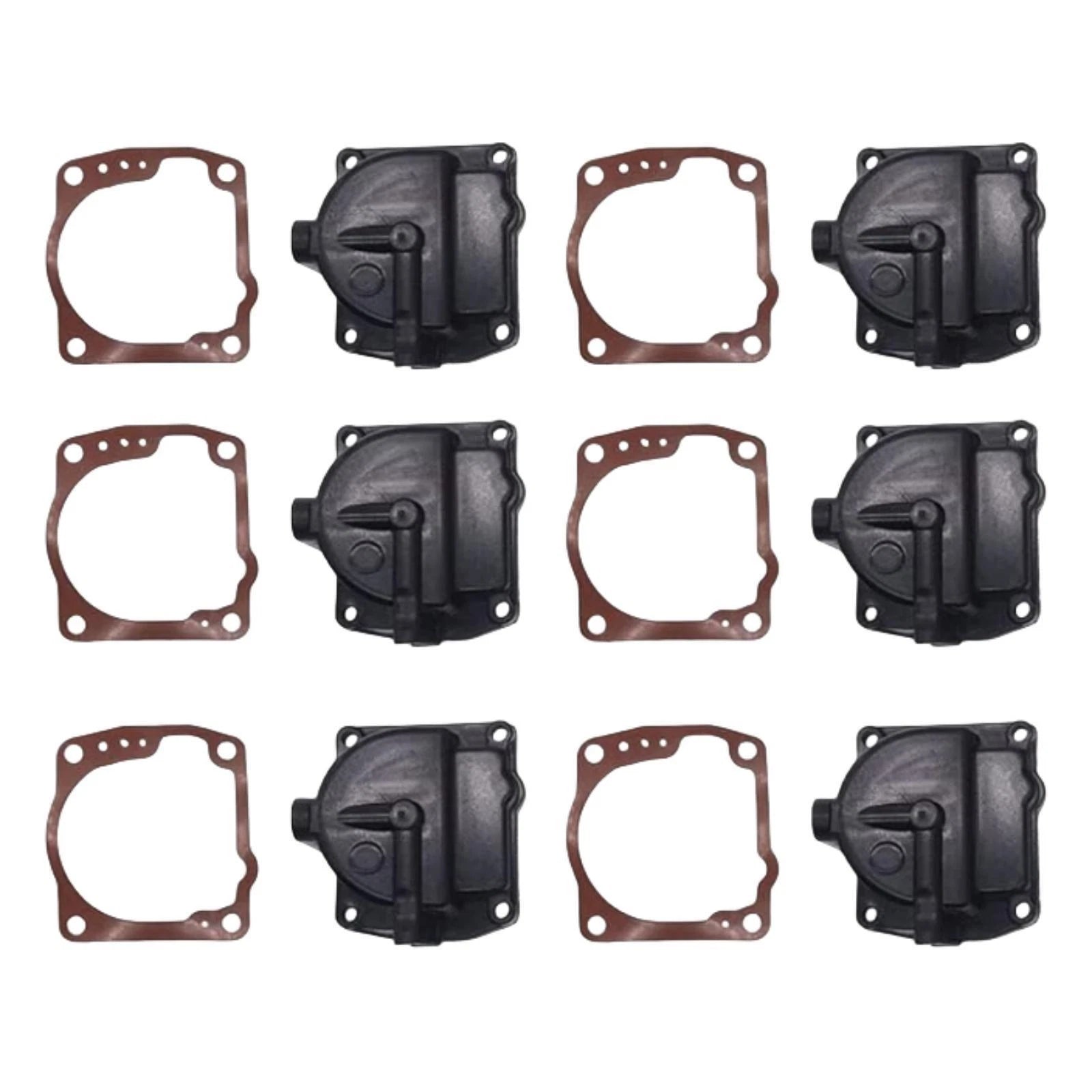Set of 6 Carb Bowl Float Chamber Assy 433000 REPL for Johnson Evinrude 90-175hp (1994–Present)