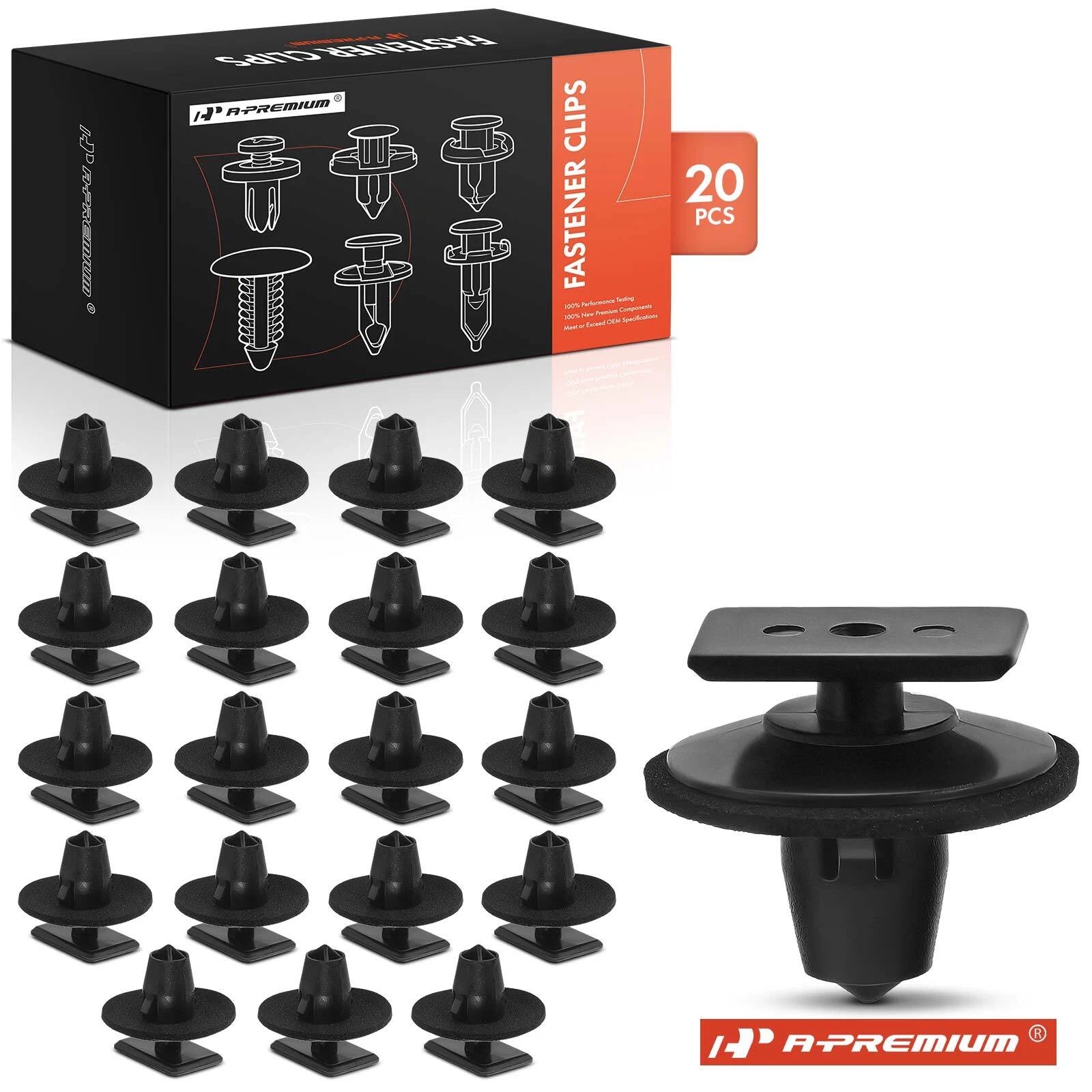 20x Nylon Rocker Panel Moulding Retainer Clips for Infiniti 