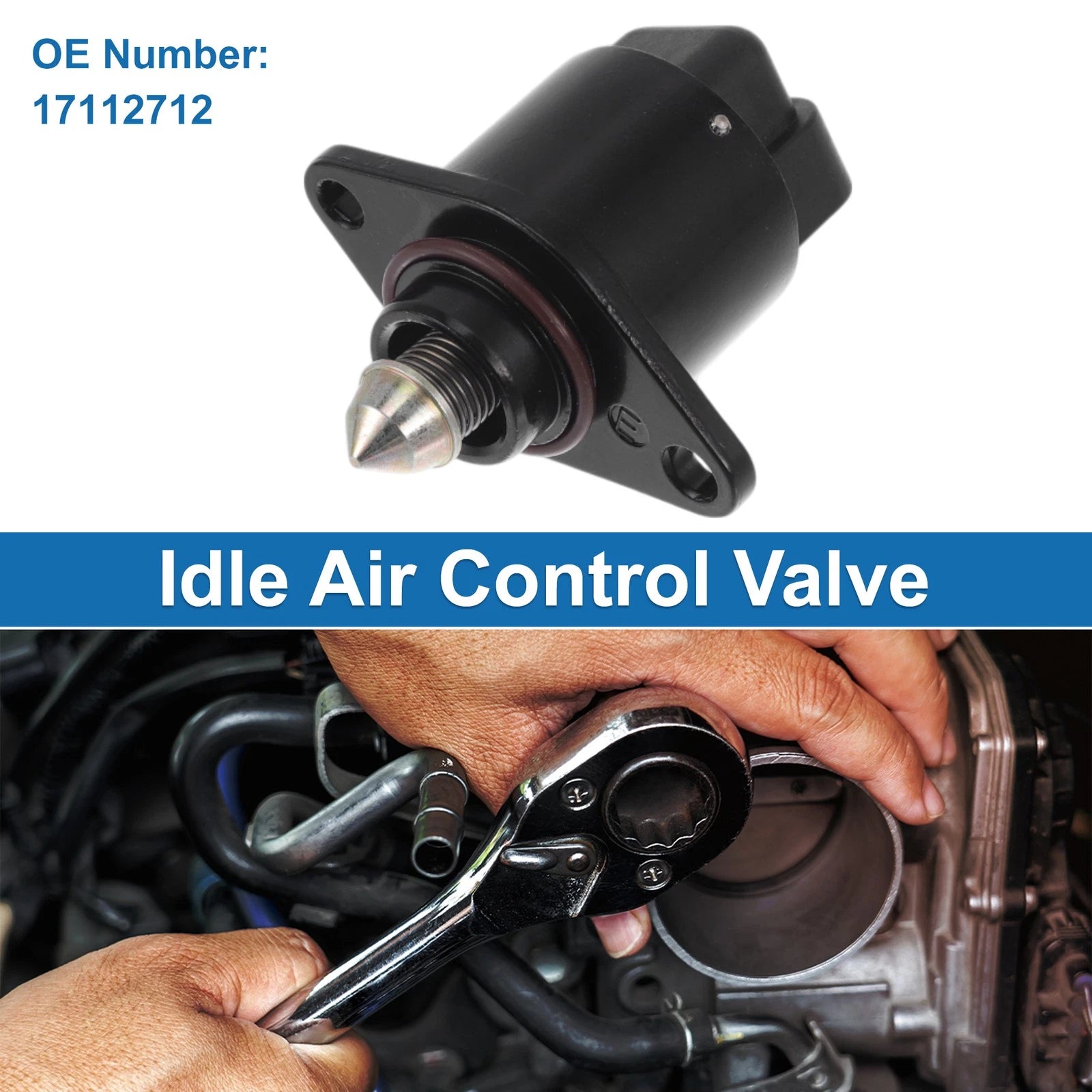 Idle Air Control Valve for Chevrolet S10 Blazer (1992) No. 17112712
