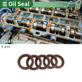 Set of 5 Oil Seals FKM Rubber 35x47x8mm for Automotive Applications