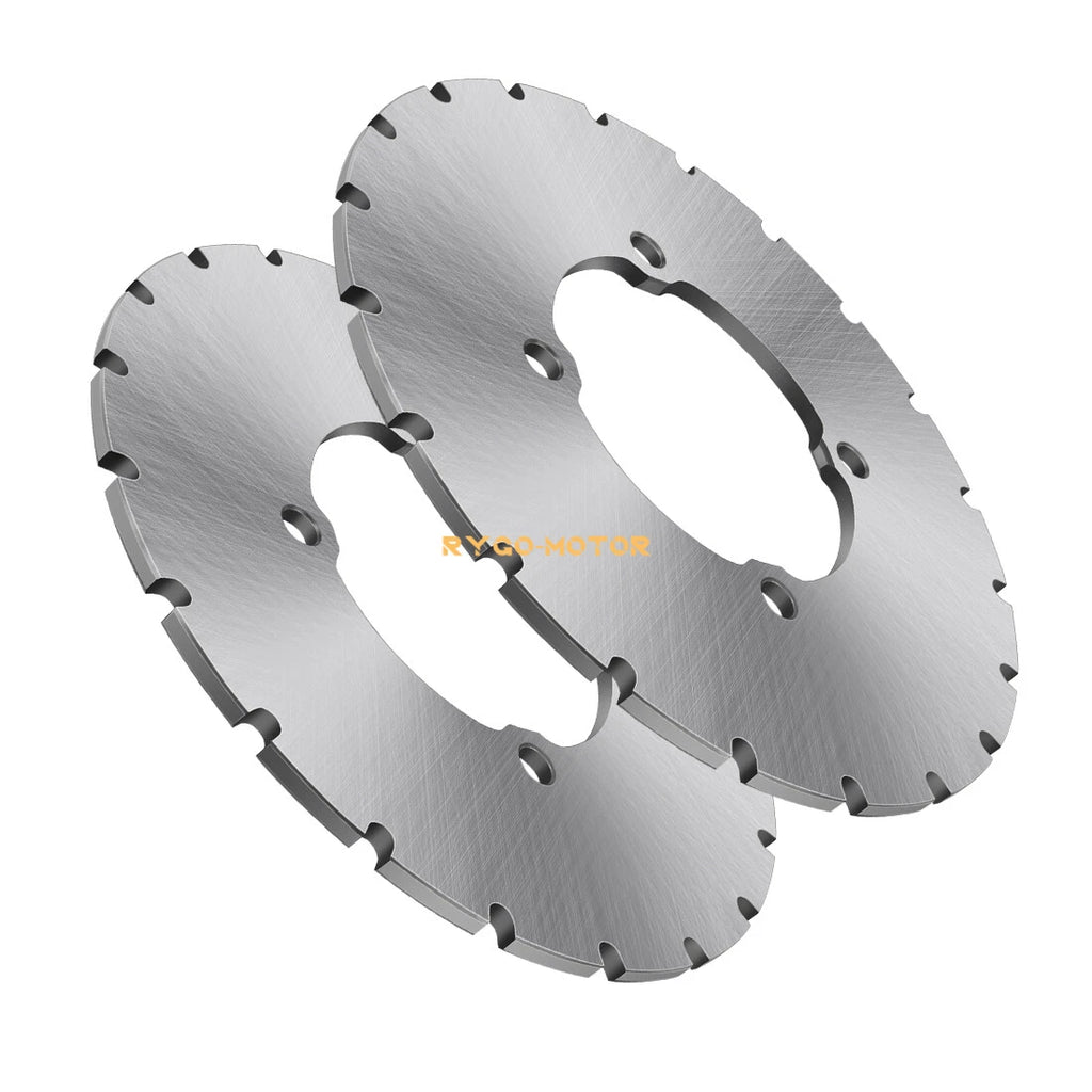 2X Front Brake Rotor Disc for Polaris Scrambler 400 500 4X4 2x4 (1998–2000)