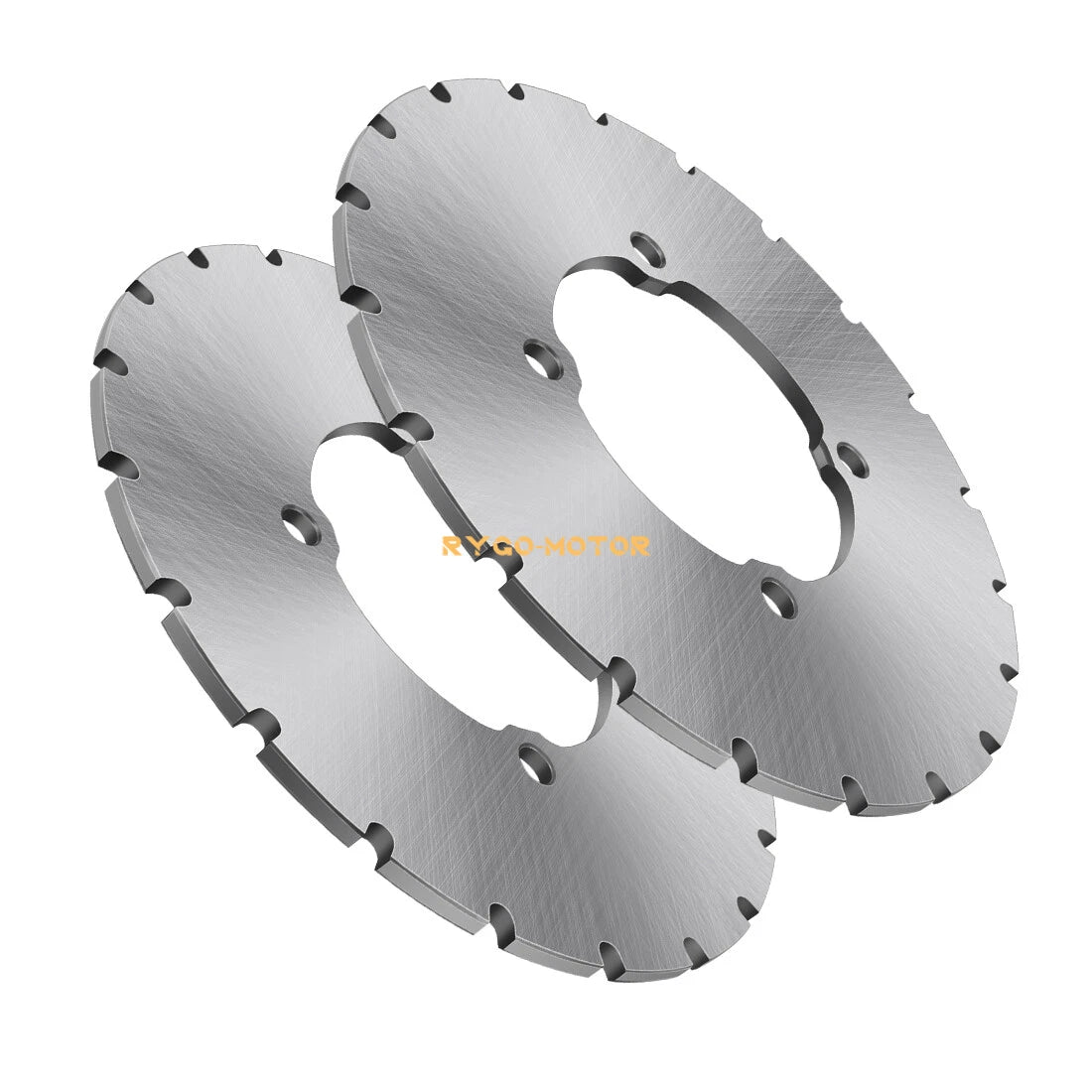 2X Front Brake Rotor Disc for Polaris Scrambler 400 500 4X4 2x4 (1998–2000)