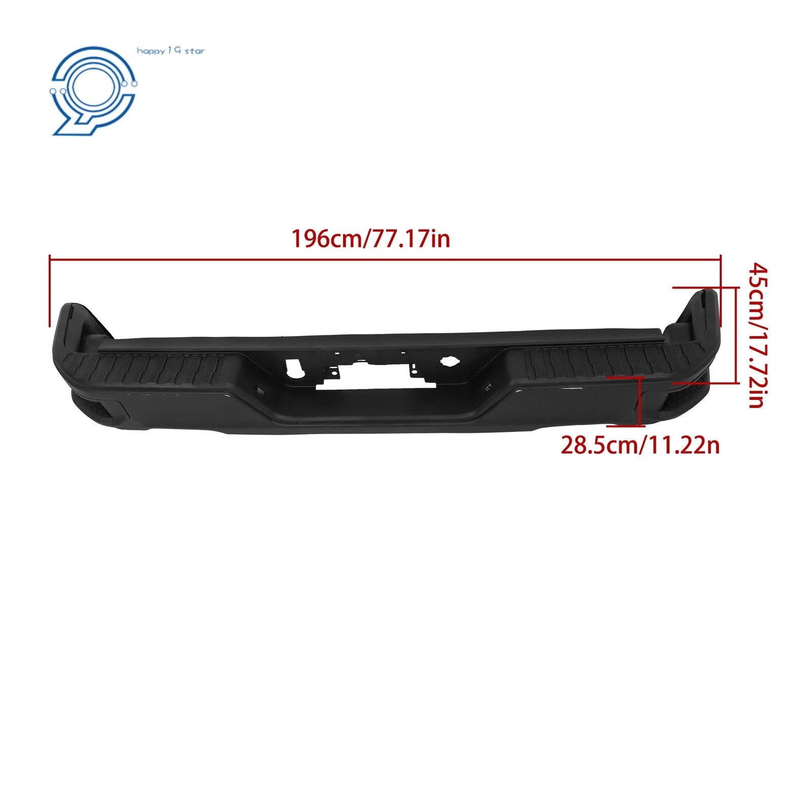 Rear Bumper Assembly for Silverado Sierra 1500 (2019-2023) Dual Exhaust