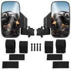 UTV Rear View Side Mirrors 1.75"-2" for Polaris RZR XP 900 1000, Honda Talon 1000