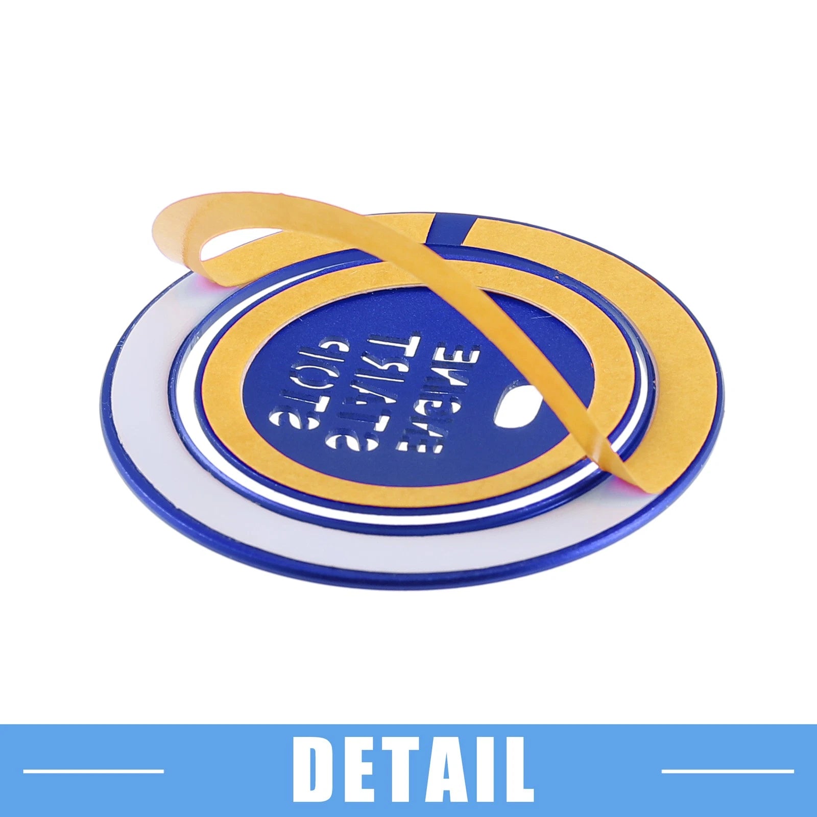 Engine Ignition Button Decal for Hyundai Sonata (2011–2014) Aluminum Alloy Blue