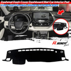 Dashboard Dash Mat Anti-Sun Cover Pad for Toyota Highlander XU70 (2019–2024)