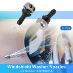 2X Windshield Washer Nozzle for Mercedes-Benz 300D (1982–1985) No.A1078600147