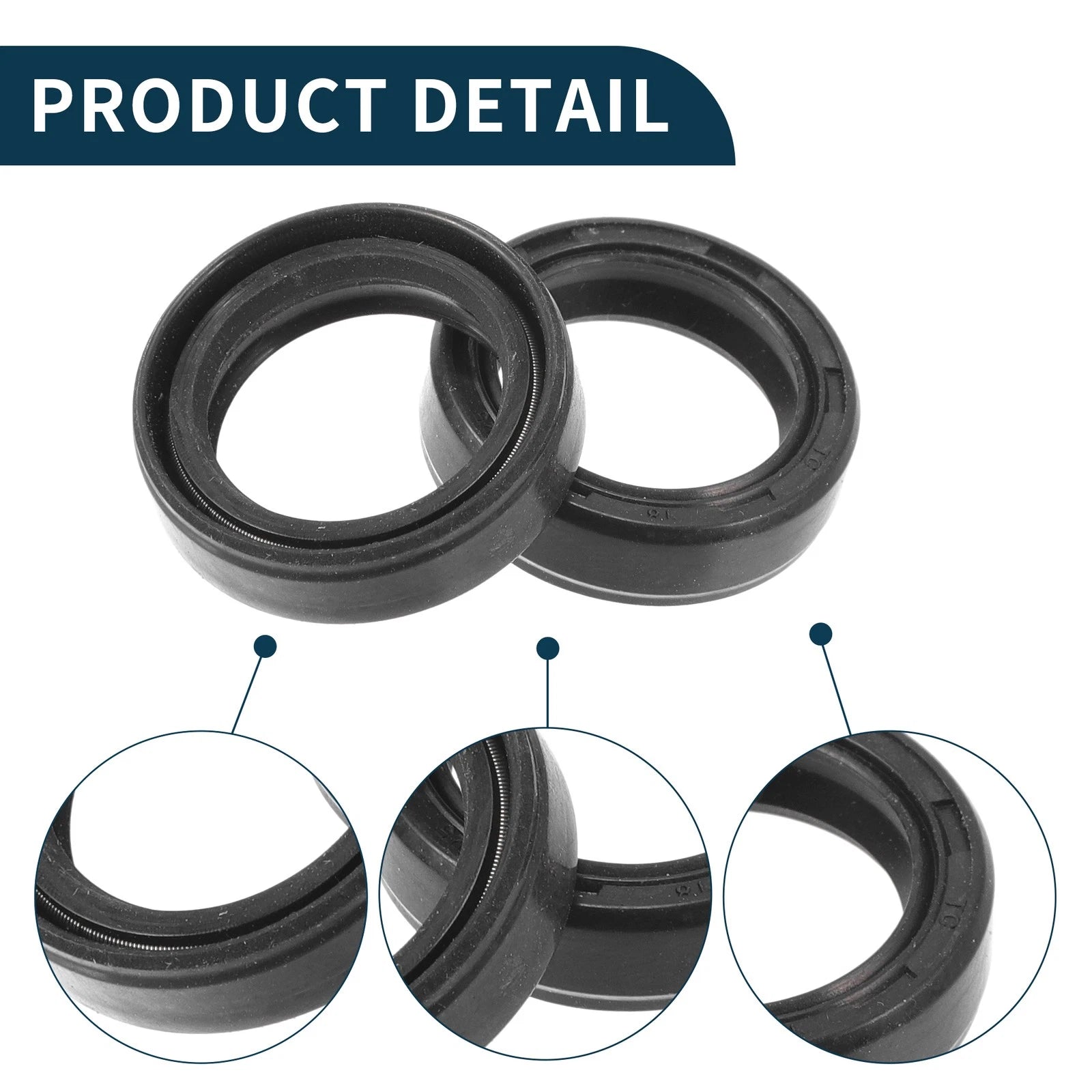 Set of 5 Oil Seal Rotary Shaft Seal NBR Rubber 18x25x7mm