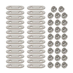 Set of 2 Steel Battery Bus Bars & Nuts for Toyota Prius (2004–2015)