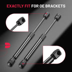 2Pcs 10 Inch 35Lb Gas Shocks for Camper Shell Window Lift Supports (2003-2007)