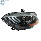 Black Projector Headlight with Clear LED for Ford Mustang (2018-2020)