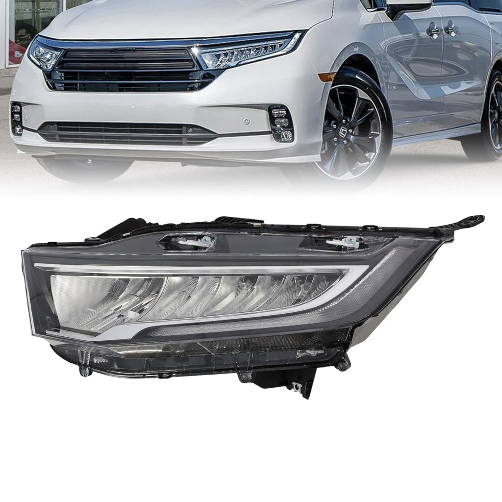 LED Headlights for Honda Odyssey (2021–2024) - Chrome Left Driver Side