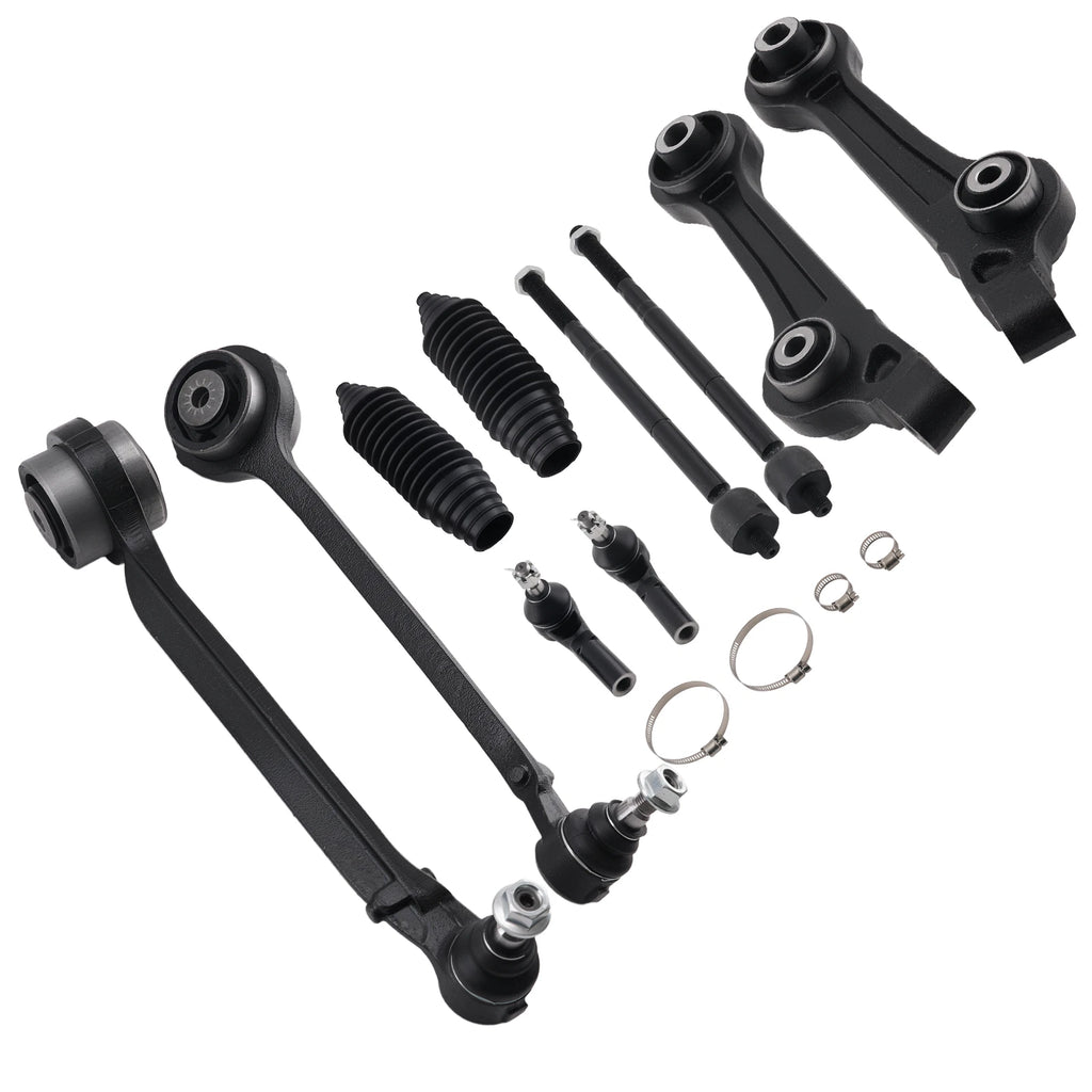 10pc Front Lower Control Arms Tie Rod for Dodge Challenger Charger 300 (2011–2014)