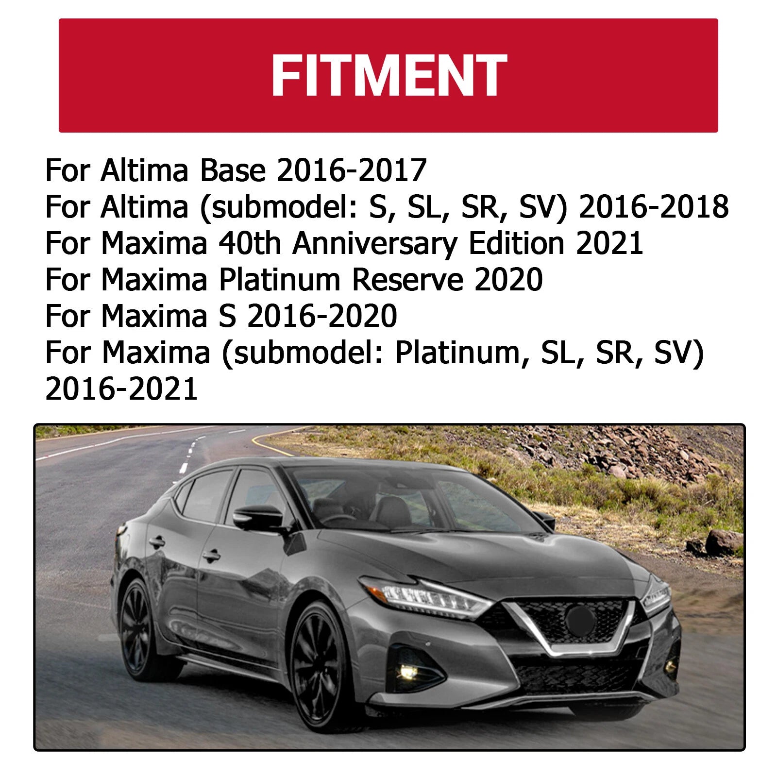 Front Engine Splash Shield for Nissan Maxima (2016-2023) & Altima (2016-2018)