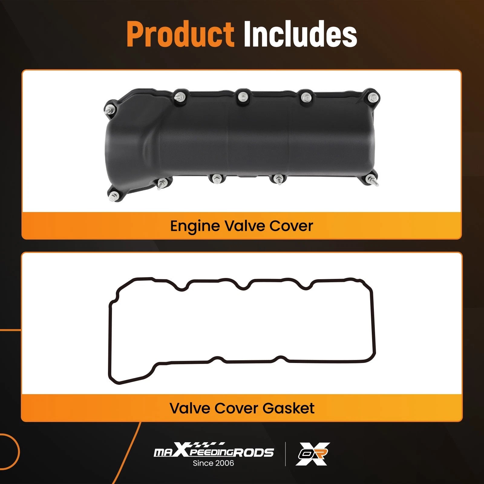Engine Valve Cover Set for Dodge Dakota Ram 1500 Durango 3.7L (2004-2010)