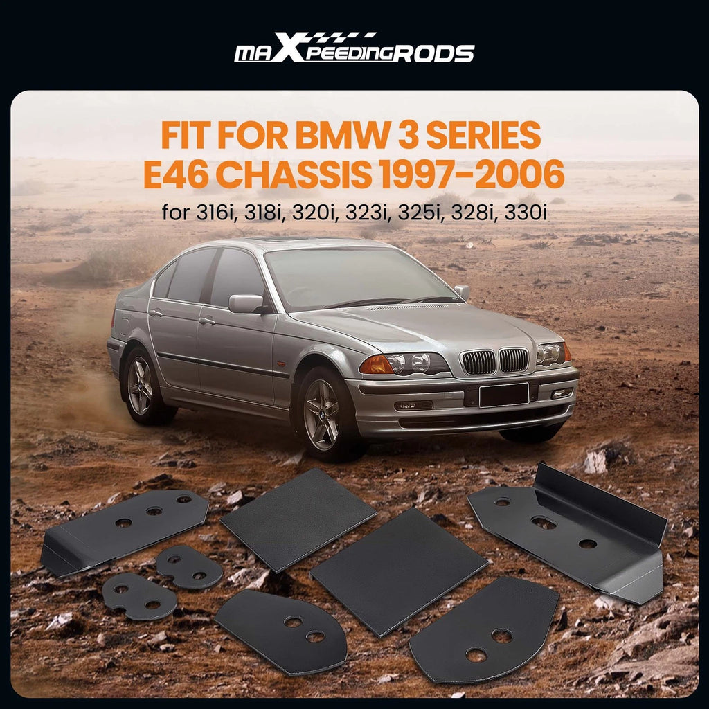 Subframe Reinforcement Plates Kit for BMW 3 Series E46 (1998-2006)