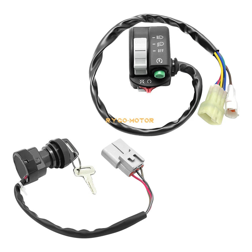 Handleabr Kill Switch & Ignition Key Switch for Yamaha Kodiak 450 700 (2016–2023)