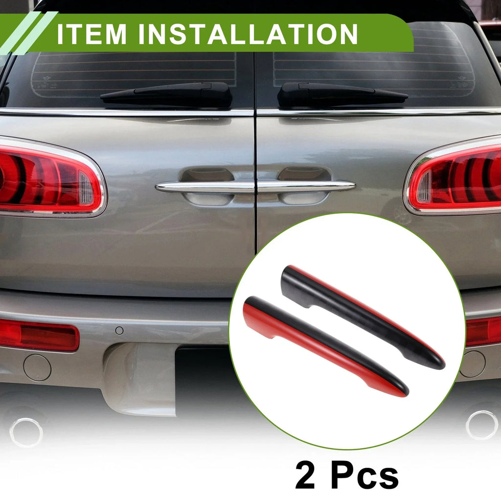 Rear Trunk Door Tailgate Handle Cover for BMW Mini Cooper F54 Clubman Black Red
