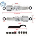 Pair of Rear Suspension Shock Absorbers for Sportster 883 1200 (267mm/10.5")