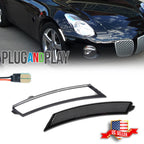 Smoked White LED Front Sidemarker Lights for Pontiac Solstice & Saturn Sky (2006–2010)
