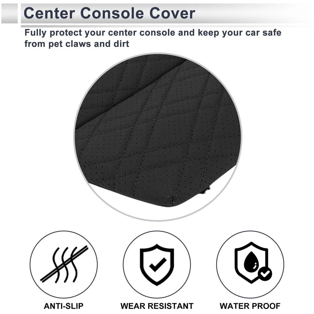 Center Console Cover for BMW 5 Series G30 (2018–2023) Black Set of 1