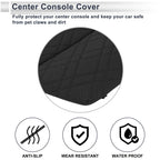 Center Console Cover for BMW 5 Series G30 (2018–2023) Black Set of 1