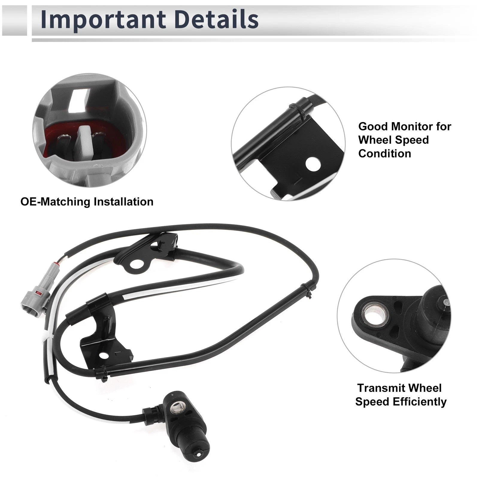 ABS Wheel Speed Sensor No. 89543-47020 for Toyota Prius (2004–2009)