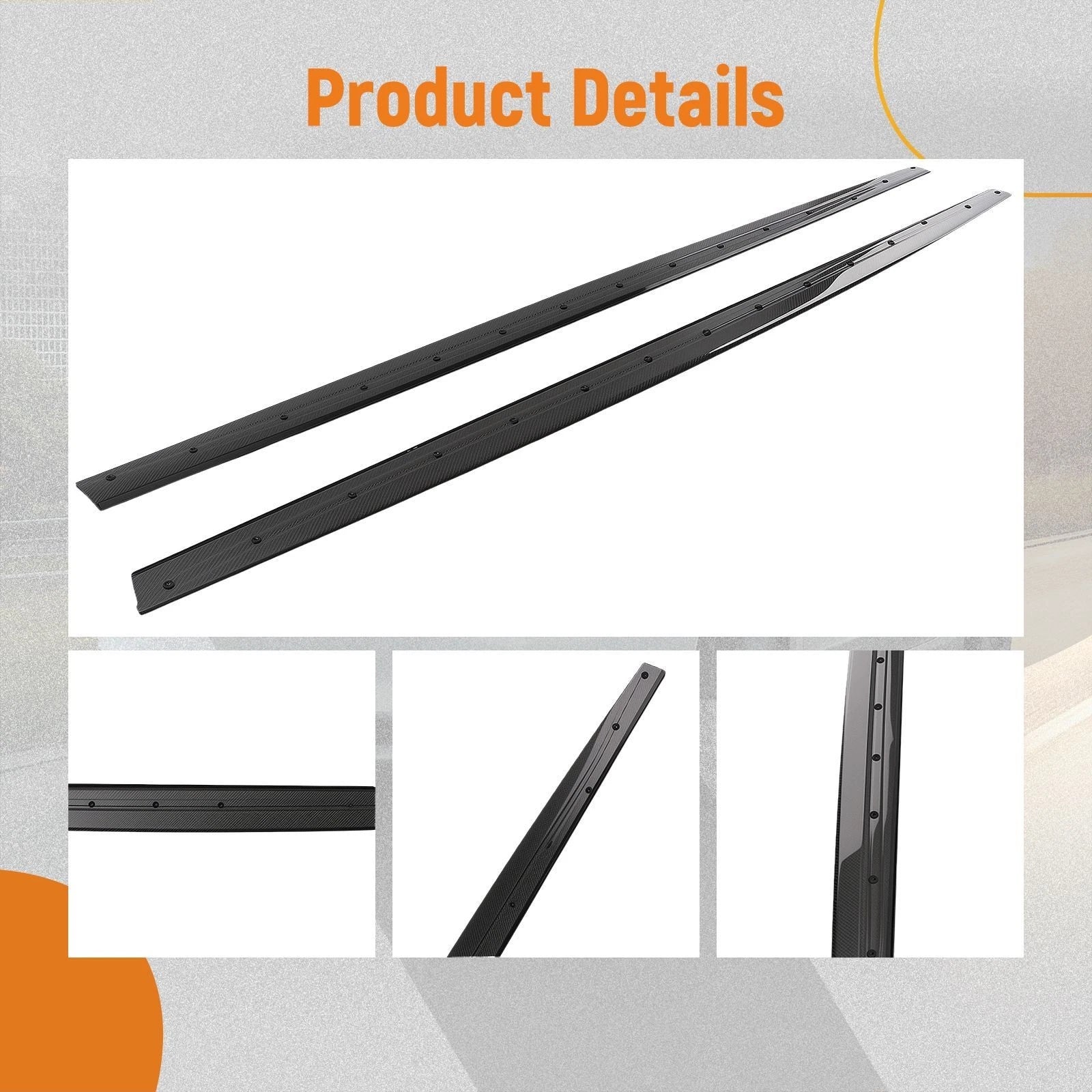 Set of 2 Side Skirt Extensions for BMW 4-Series (2014–2020)