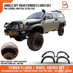 Off Road Jungle Fender Flare Arch for Nissan Navara D22 (1997-2005)