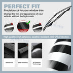Chrome Delete Blackout Window Precut Vinyl Cover for Honda Civic (2016-2021)