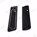 Grooved Saddlebag Latch Cover Set for Harley FLTR Road Glide (1998–2009)