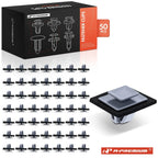 50Pcs 12mm Nylon Liftgate Moulding Retainer Clips for Kia Model
