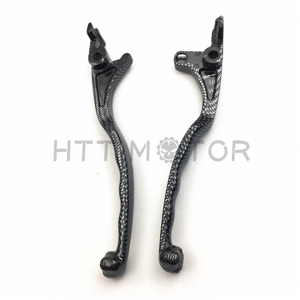 Carbon Skull Brake Clutch Levers for Kawasaki Vulcan 1500 1600 (1996–2009)