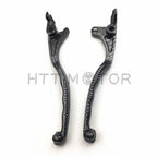Carbon Skull Brake Clutch Levers for Kawasaki Vulcan 1500 1600 (1996–2009)
