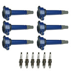 6X Ignition Coil & Iridium Spark Plug for Dodge Chrysler 3.5L 4.0L (2005–2010)