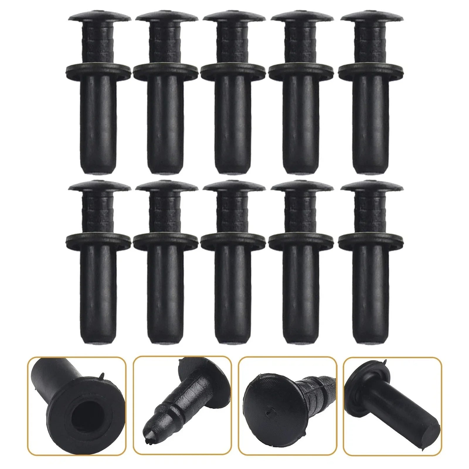 Clips Mountings Retainer Fastener Rivet Set for Mercedes-Benz
