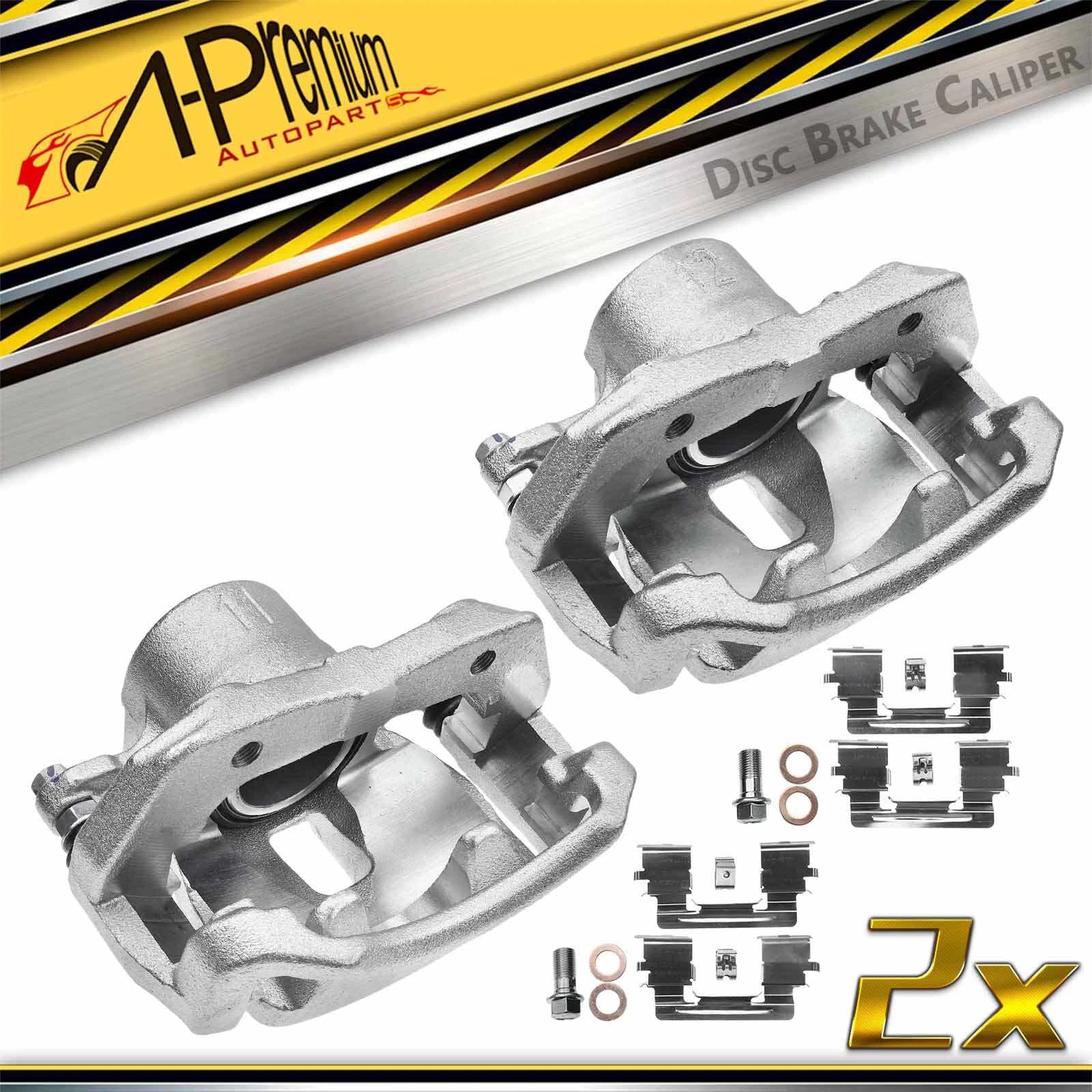 Front Disc Brake Calipers with Bracket for Toyota Tacoma X-Runner (2004-2015)