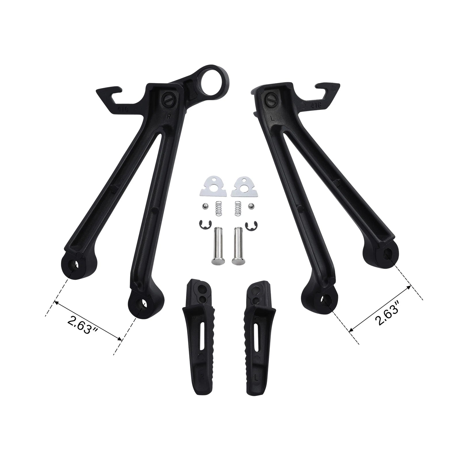Passenger Footpegs Footrest Bracket for Suzuki GSXR1000 (2005–2006)