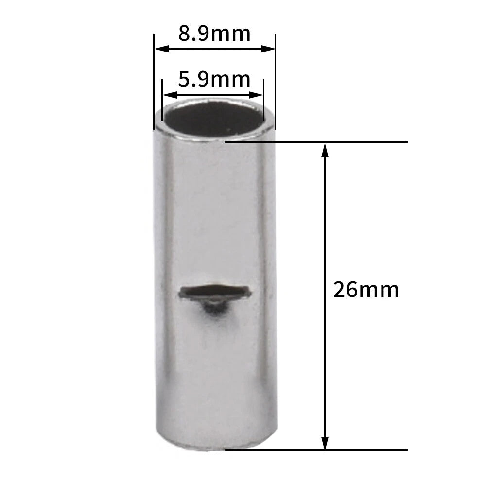 10 Pcs Tinned Copper Cable Joiner for 6B&S 6 AWG Wire (12V)