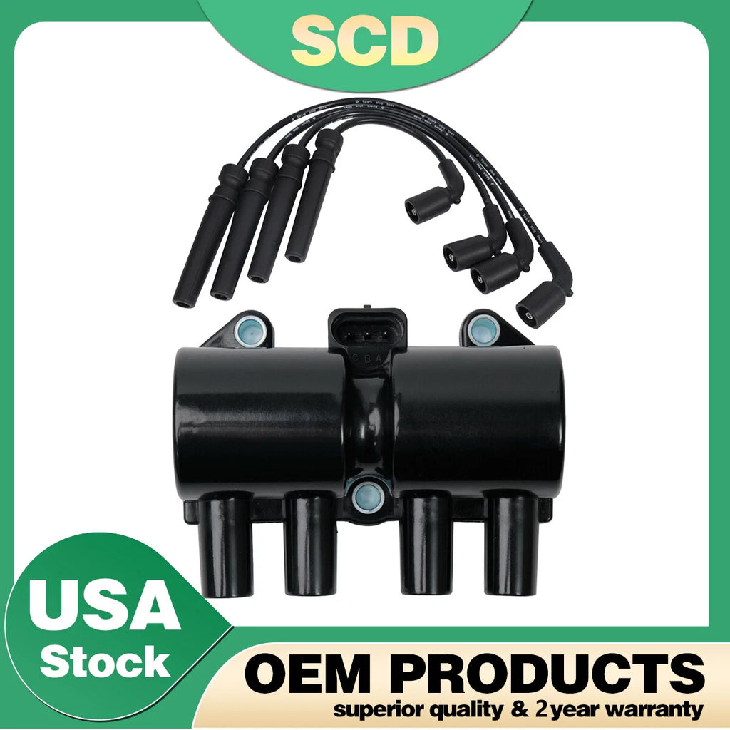 Ignition Coil & Spark Plug Wires for Chevrolet Aveo Pontiac Suzuki Daewoo (2004–2011) UF503