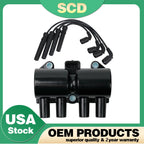 Ignition Coil & Spark Plug Wires for Chevrolet Aveo Pontiac Suzuki Daewoo (2004–2011) UF503