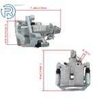 Rear LH & RH Brake Caliper w/Bracket for Buick LaCrosse, Chevy Impala, Grand Prix
