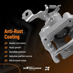 Pair Rear Brake Calipers with Brackets for Pontiac Vibe L4 2009–2010